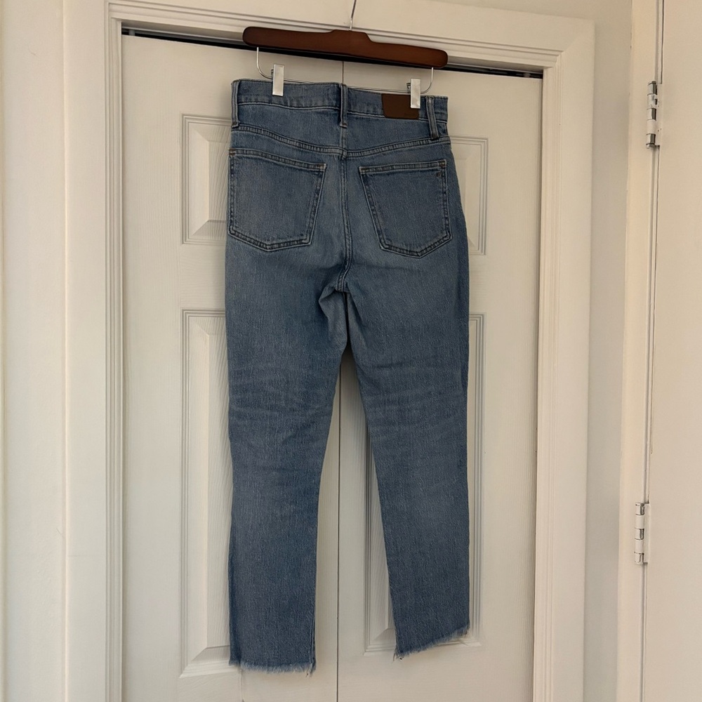 MADEWELL The Perfect Vintage Crop Jeans with Raw Hem - Picture 8 of 11